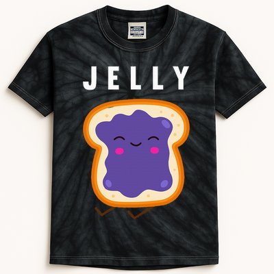 Peanut Butter And Jelly Best Friend Matching Kids Tie-Dye T-Shirt