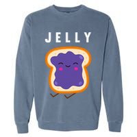 Peanut Butter And Jelly Best Friend Matching Garment-Dyed Sweatshirt