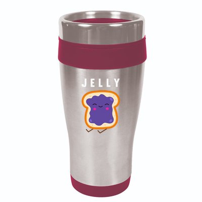 Peanut Butter And Jelly Best Friend Matching 16oz Travel Tumbler