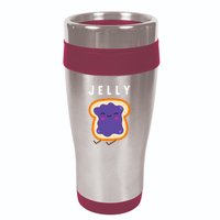 Peanut Butter And Jelly Best Friend Matching 16oz Travel Tumbler