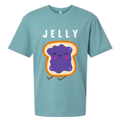 Peanut Butter And Jelly Best Friend Matching Sueded Cloud Jersey T-Shirt