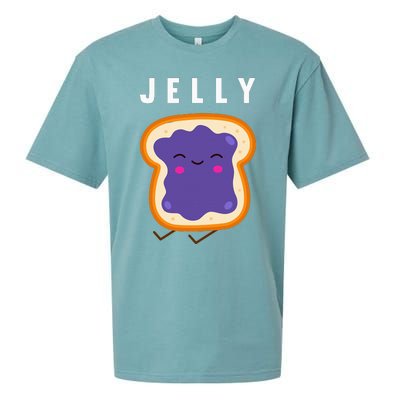 Peanut Butter And Jelly Best Friend Matching Sueded Cloud Jersey T-Shirt