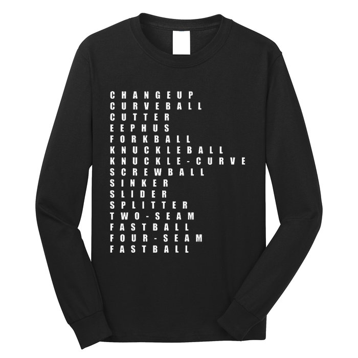 Pitcher Baseball Apparel Baseball Long Sleeve Shirt