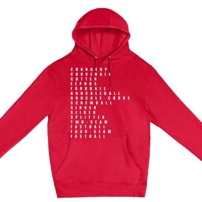 Pitcher Baseball Apparel Baseball Premium Pullover Hoodie