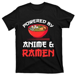 Powered By Anime & Ramen Merchandise T-Shirt