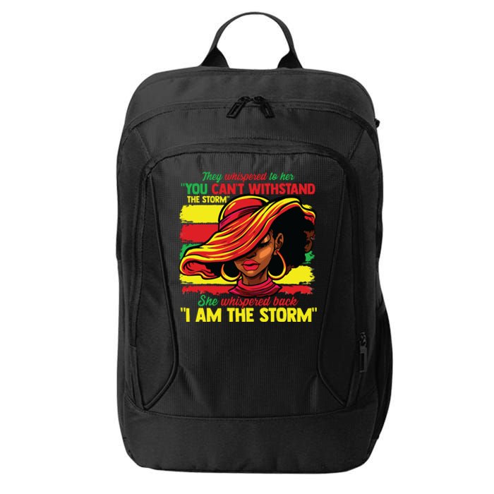 Proud Black African American Ladies Black History Month City Backpack