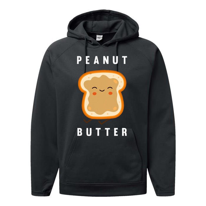 Peanut Butter And Jelly Best Friend Matching Performance Fleece Hoodie