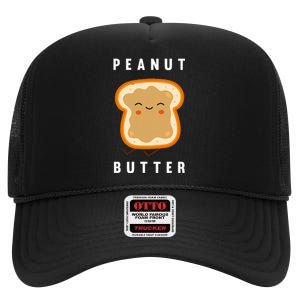 Peanut Butter And Jelly Best Friend Matching High Crown Mesh Back Trucker Hat