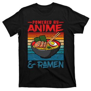 Powered By Anime & Ramen Love Anime Noodles T-Shirt