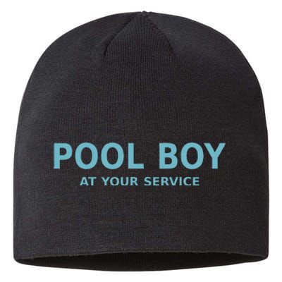 Pool Boy At Your Service Sustainable Beanie