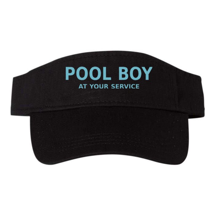 Pool Boy At Your Service Valucap Bio-Washed Visor