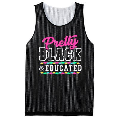 Pretty Black And Educated Black African Women Juneteenth Mesh Reversible Basketball Jersey Tank