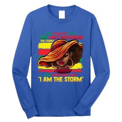 Proud Black African American Ladies Black History Month Great Gift Long Sleeve Shirt