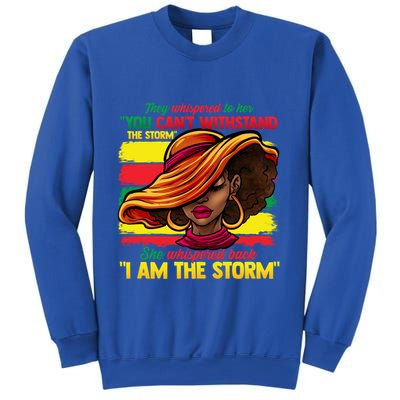 Proud Black African American Ladies Black History Month Great Gift Sweatshirt