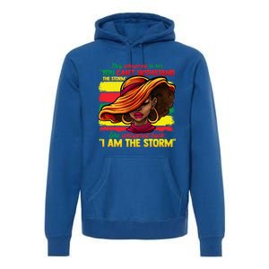 Proud Black African American Ladies Black History Month Great Gift Premium Hoodie