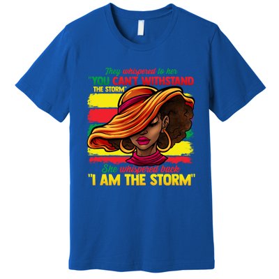 Proud Black African American Ladies Black History Month Great Gift Premium T-Shirt