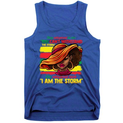 Proud Black African American Ladies Black History Month Great Gift Tank Top