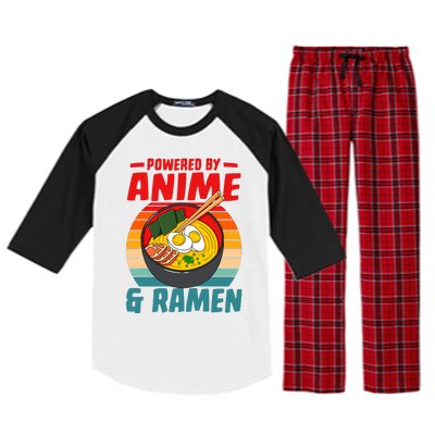 Powered By Anime & Ra Love Noodles Raglan Sleeve Pajama Set