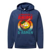 Powered By Anime & Ra Love Noodles Performance Fleece Hoodie