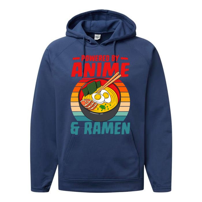 Powered By Anime & Ra Love Noodles Performance Fleece Hoodie