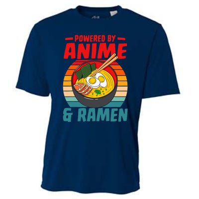 Powered By Anime & Ra Love Noodles Cooling Performance Crew T-Shirt