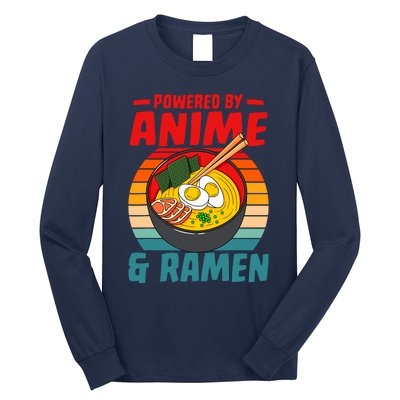 Powered By Anime & Ra Love Noodles Long Sleeve Shirt