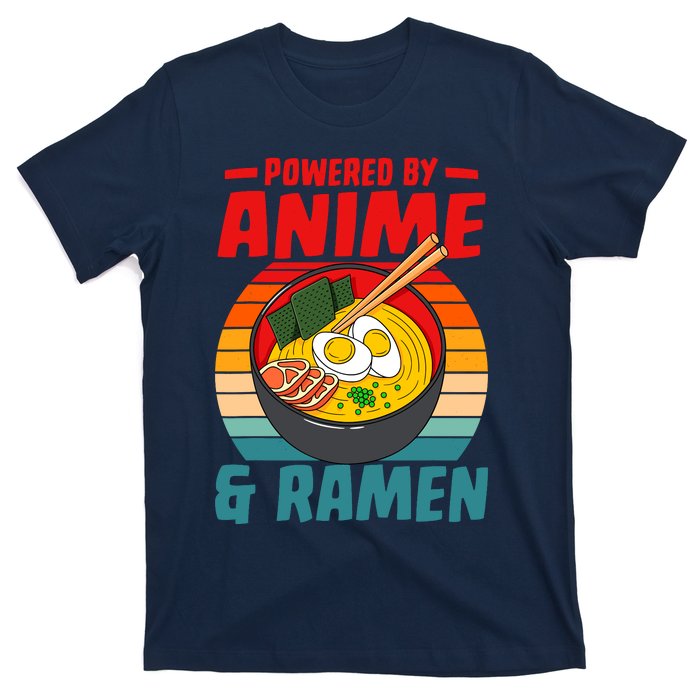 Powered By Anime & Ra Love Noodles T-Shirt