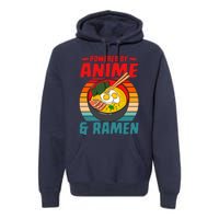 Powered By Anime & Ra Love Noodles Premium Hoodie