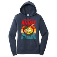 Powered By Anime & Ra Love Noodles Women's Pullover Hoodie