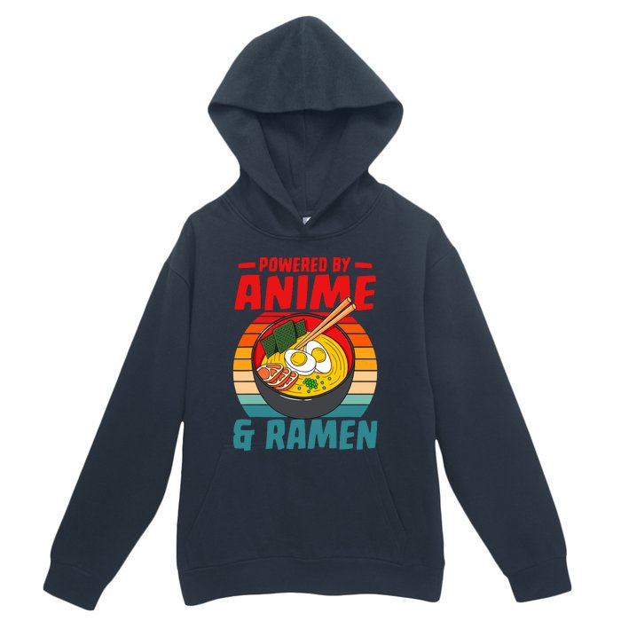 Powered By Anime & Ra Love Noodles Urban Pullover Hoodie