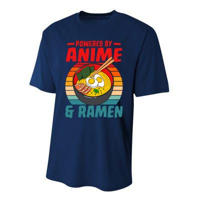 Powered By Anime & Ra Love Noodles Performance Sprint T-Shirt