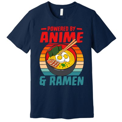 Powered By Anime & Ra Love Noodles Premium T-Shirt