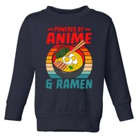 Powered By Anime & Ra Love Noodles Toddler Sweatshirt