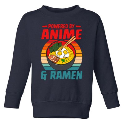 Powered By Anime & Ra Love Noodles Toddler Sweatshirt