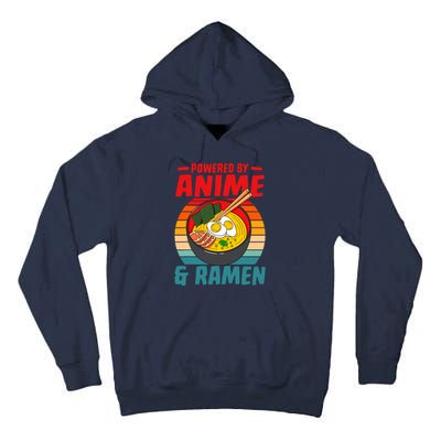 Powered By Anime & Ra Love Noodles Tall Hoodie