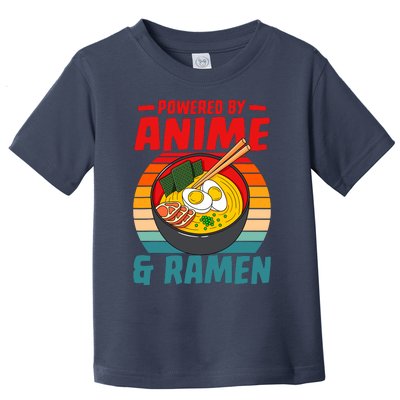 Powered By Anime & Ra Love Noodles Toddler T-Shirt