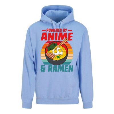 Powered By Anime & Ra Love Noodles Unisex Surf Hoodie