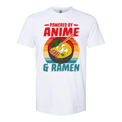 Powered By Anime & Ra Love Noodles Softstyle CVC T-Shirt