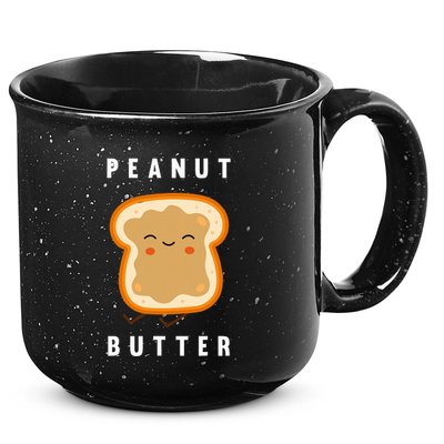 Peanut Butter And Jelly Best Friend Matching 15oz Campfire Ceramic Mug