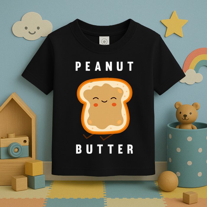 Peanut Butter And Jelly Best Friend Matching Toddler T-Shirt