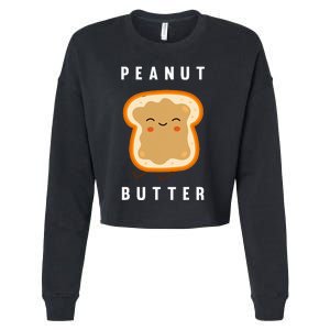 Peanut Butter And Jelly Best Friend Matching Cropped Pullover Crew