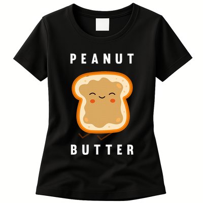 Peanut Butter And Jelly Best Friend Matching Womens T-Shirt