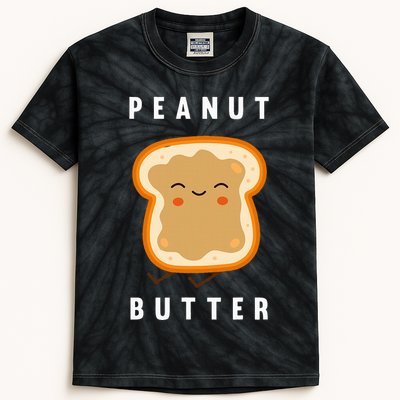 Peanut Butter And Jelly Best Friend Matching Kids Tie-Dye T-Shirt