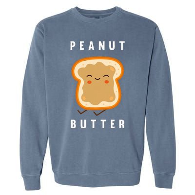 Peanut Butter And Jelly Best Friend Matching Garment-Dyed Sweatshirt