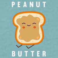 Peanut Butter And Jelly Best Friend Matching Sueded Cloud Jersey T-Shirt
