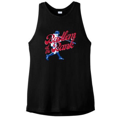 Philly Bedlam At The Bank Philadelphia Phillies Baseball Ladies PosiCharge Tri-Blend Wicking Tank