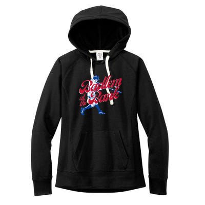 Philly Bedlam At The Bank Philadelphia Phillies Baseball Women's Fleece Hoodie