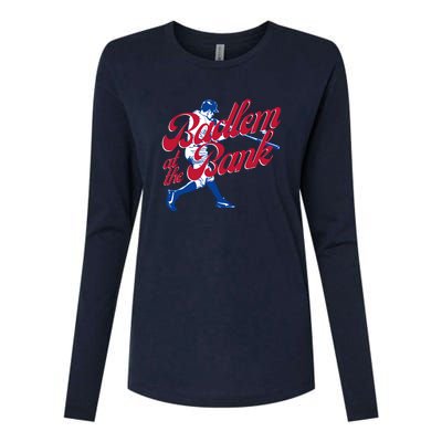 Philly Bedlam At The Bank Philadelphia Phillies Baseball Womens Cotton Relaxed Long Sleeve T-Shirt