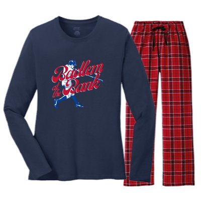 Philly Bedlam At The Bank Philadelphia Phillies Baseball Women's Long Sleeve Flannel Pajama Set 