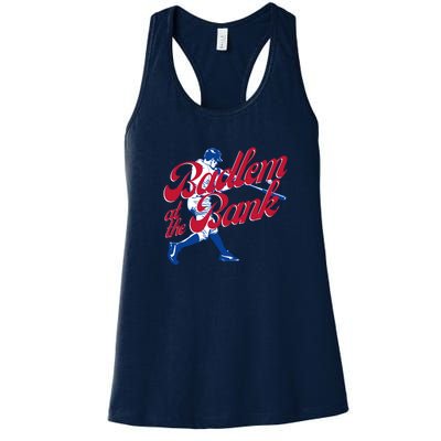 Philly Bedlam At The Bank Philadelphia Phillies Baseball Women's Racerback Tank